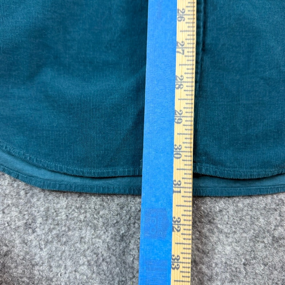 Pendleton Wayne Shirt Mens Large Teal Blue Corduroy Button Down Long Sleeve - Picture 8 of 9